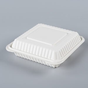 White 993(9inch) PP Hinger Container