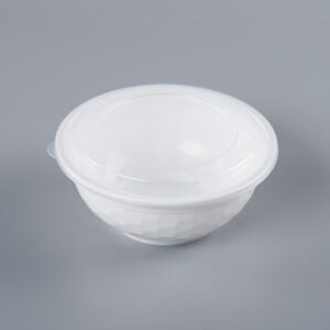 36oz PP Diamond Bowl with Lid